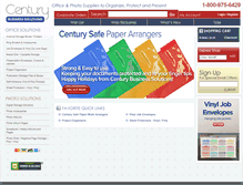 Tablet Screenshot of centurybusinesssolutions.com